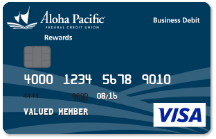 Aloha Pacific Rewards Business Debit Card